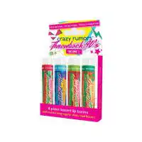 Crazy Rumors Throwback 90?s Mix Lip Balm 4 pack