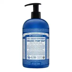 Dr. Bronner’s Organic Spearmint Peppermint Body Soap 24 fl. oz.