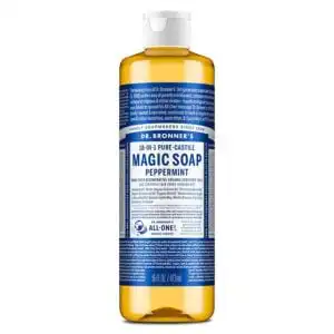 Dr. Bronner’s 18-in-1 Peppermint Castile Soap 16 fl. oz. Dr. Bronner’s 18-in-1 Peppermint Castile Soap 16 fl. oz.