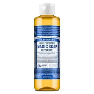 Dr. Bronner’s 18-in-1 Peppermint Castile Soap 8 fl. oz.
