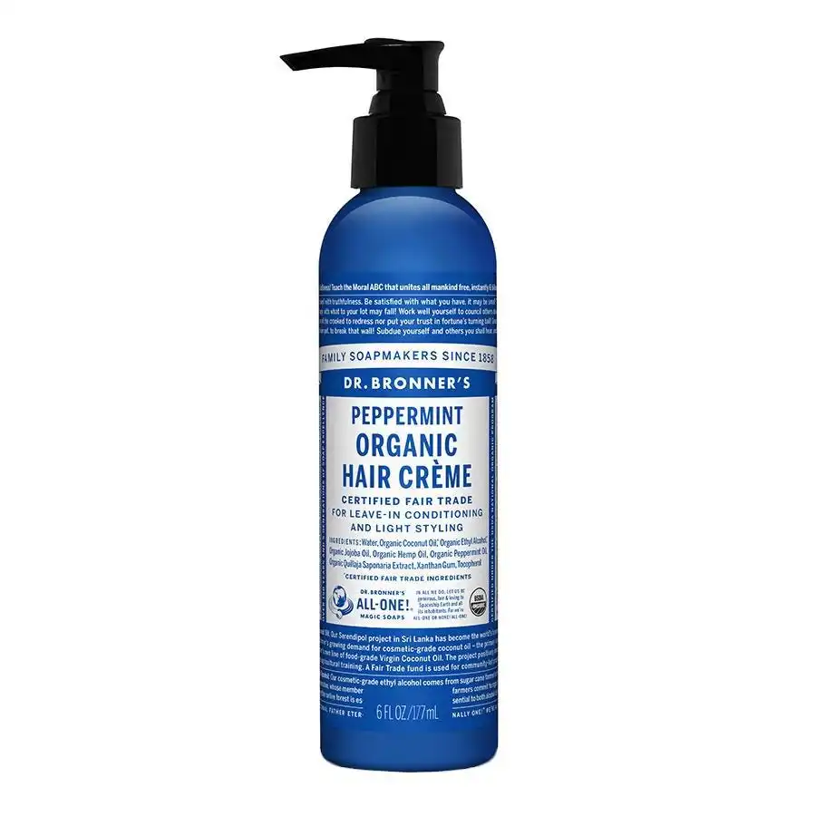 Dr. Bronner's Organic Peppermint Styling Creme 6 fl. oz.