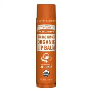 Dr. Bronner’s Organic Orange Ginger Lip Balm 0.15 oz.