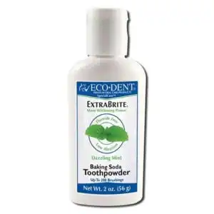 Eco-Dent Dazzling Mint ExtraBrite Whitener Toothpowder 2 oz.