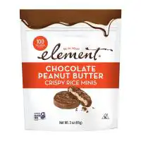 Element Snacks Chocolate Peanut Butter Crispy Rice Minis 3 oz.