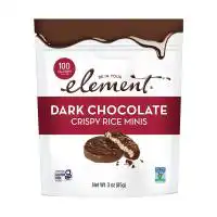 Element Snacks Dark Chocolate Crispy Rice Minis 3 oz.