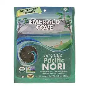 Emerald Cove Organic Pacific Untoasted Nori Emerald Cove Organic Pacific Untoasted Nori