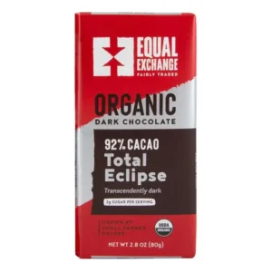 Equal Exchange Organic Dark Chocolate Total Eclipse 2.8 oz bar Equal Exchange Organic Dark Chocolate Total Eclipse 2.8 oz bar