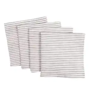 KAF Home Frost Gray Monaco Napkins Set of 4 KAF Home Frost Gray Monaco Napkins Set of 4