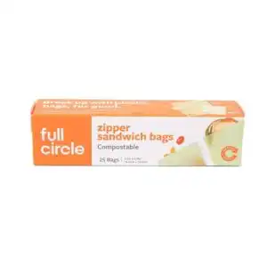 Full Circle Compostable Sandwich Bags 25 count