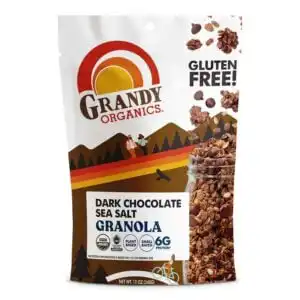 Grandy Organics Dark Chocolate Sea Salt Granola 12 oz.