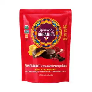 Heavenly Organics Organic Chocolate Pomegranate 4.66 oz. bag