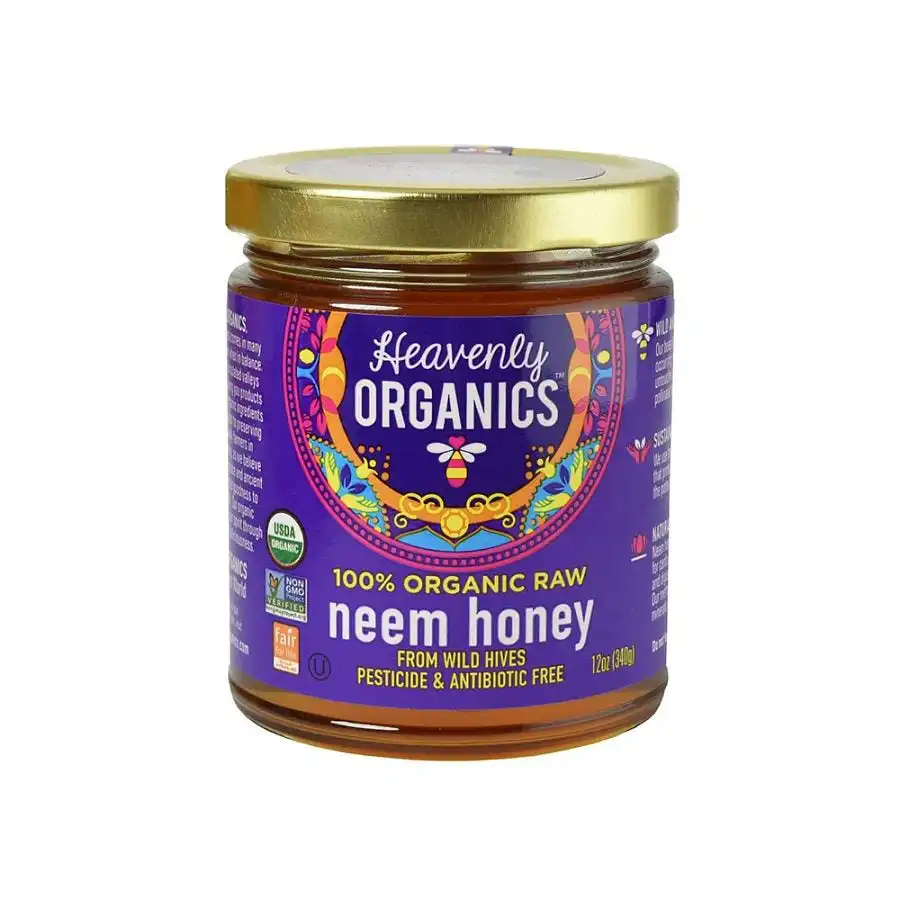 Heavenly Organics Organic Raw Neem Honey 12 oz.