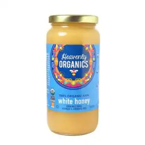Heavenly Organics Organic Raw White Honey 22 oz.