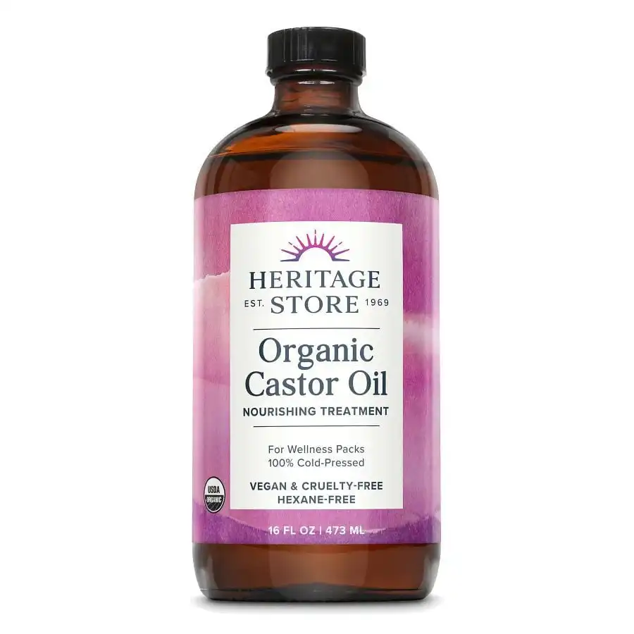 Heritage Store Herit Castor Oil 16 fl oz