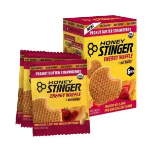 Honey Stinger Organic Peanut Butter Strawberry Waffles 6 (1.06 oz.) waffles