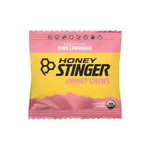 Honey Stinger Pink Lemonade Organic Energy Chews 1.8 oz. Honey Stinger Pink Lemonade Organic Energy Chews 1.8 oz.