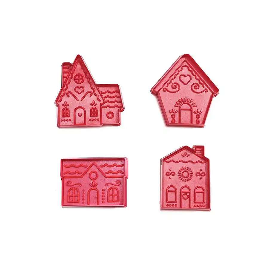 King Arthur Baking Company Holiday Village Cookie Cutters Set of 4 King Arthur Baking Company Holiday Village Cookie Cutters Set of 4
