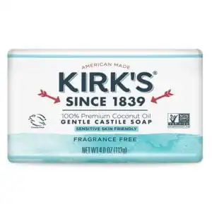 Kirk’s Fragrance Free Coco Castile Bar Soap 4 oz.