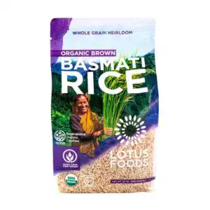 Lotus Foods Organic Brown Basmati Rice 30 oz. Lotus Foods Organic Brown Basmati Rice 30 oz.