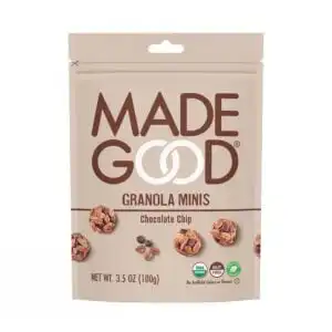 MadeGood Drizzled Chocolate Chip Crunchy Oat Bites 3.5 oz.