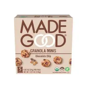 MadeGood Chocolate Chip Granola Minis 5 count MadeGood Chocolate Chip Granola Minis 5 count