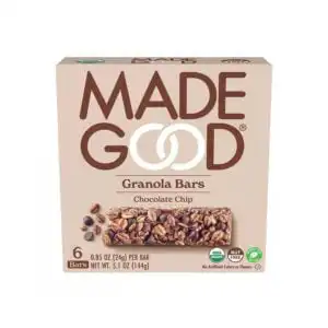 MadeGood Chocolate Chip Granola Bars 6 count