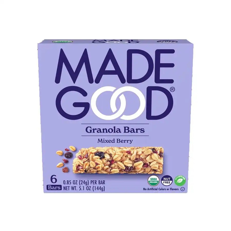 MadeGood Mixed Berry Granola Bars 6 count