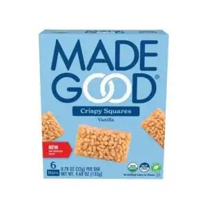 MadeGood Vanilla Crispy Squares 6 count