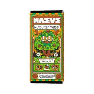 Maeve Nutbutter Pretzel Milk Chocolate Truffle Bar 2.4 oz.
