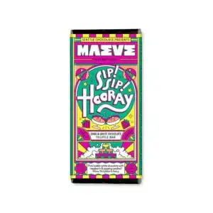 Maeve Sip! Sip! Hooray! Celebration Dark Chocolate Truffle Bar 2.5 oz.