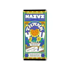Maeve Thank You Celebration Dark Chocolate Truffle Bar 2.5 oz.