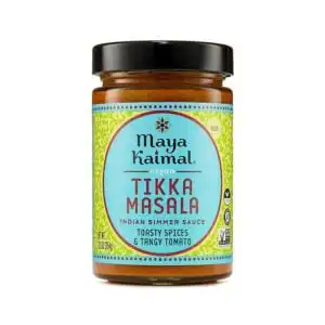 Maya Kaimal Vegan Tikka Masala Indian Simmer Sauce 12.5 oz. jar Maya Kaimal Vegan Tikka Masala Indian Simmer Sauce 12.5 oz. jar