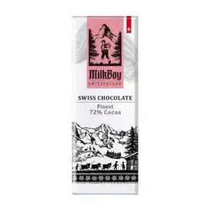 Milkboy Finest Swiss 72% Dark Chocolate 1.4 oz. bar