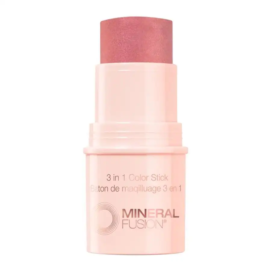 Mineral Fusion 3-in-1 Rosette Pale Pink Color Stick 0.18 oz.