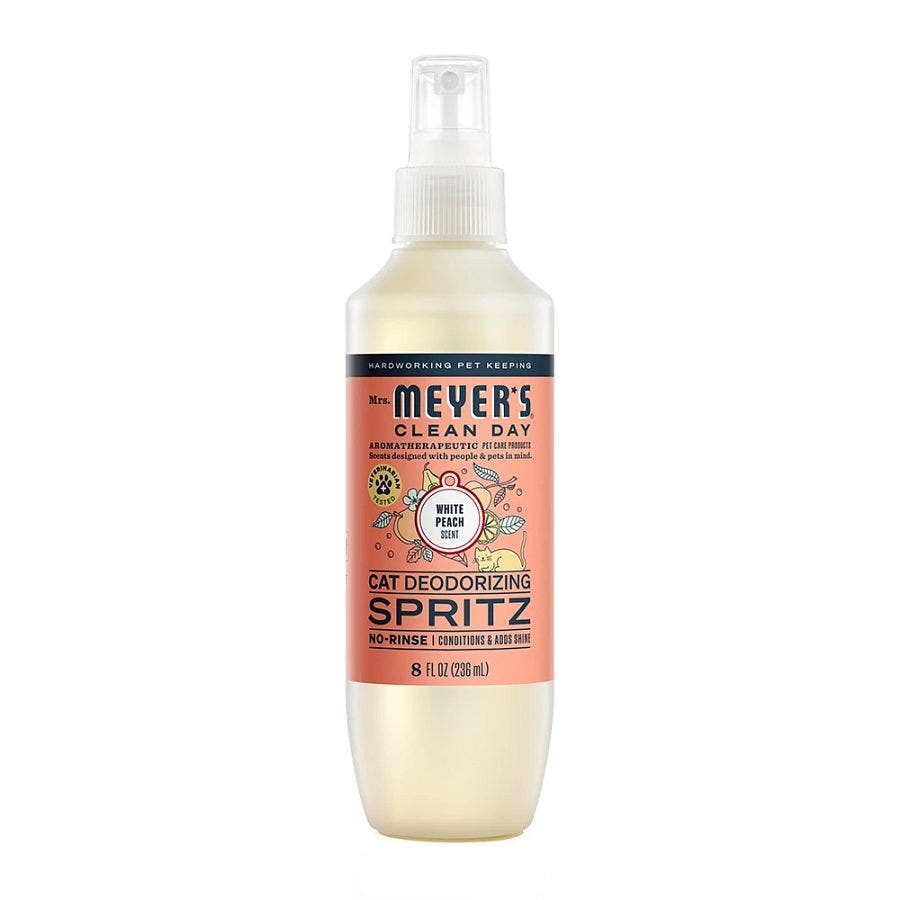 Mrs. Meyer's Clean Day White Peach Cat Deodorizing Spritz 8 fl. oz.