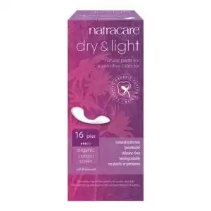 Natracare Dry & Light Plus Incontinence Pads 16 count Natracare Dry & Light Plus Incontinence Pads 16 count