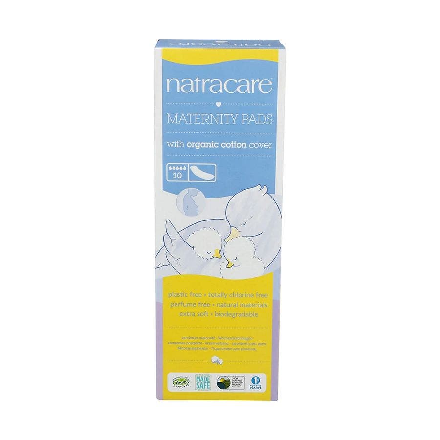 Natracare Extra Long and Wide Maternity Pads 10 count