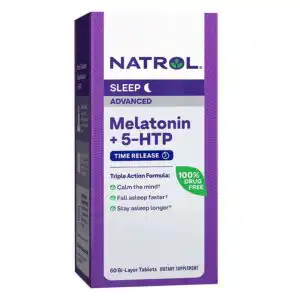 Natrol Advanced Sleep Melatonin + 5-HTP 10 mg 60 tablets