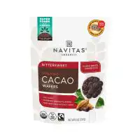 Navitas Organics Cacao Wafers Bittersweet 8 oz. Navitas Organics Cacao Wafers Bittersweet 8 oz.