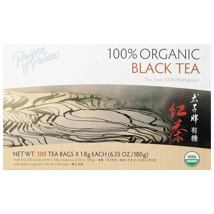 Prince of Peace Organic Black Tea - 100 Bags
