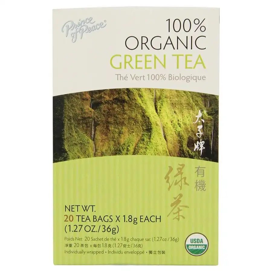 Prince of Peace Organic Green Tea 20 tea bags