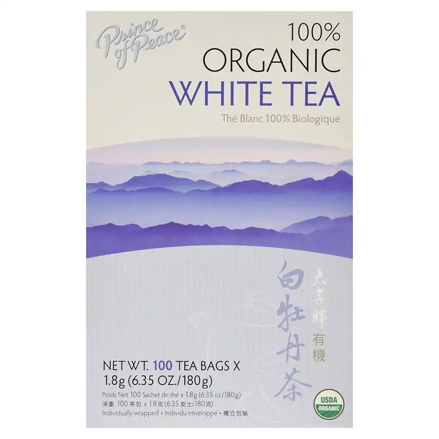 Prince of Peace Organic White Tea 100 tea bags
