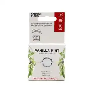 Radius Organic Silk Vanilla Mint Dental Floss 55 yards