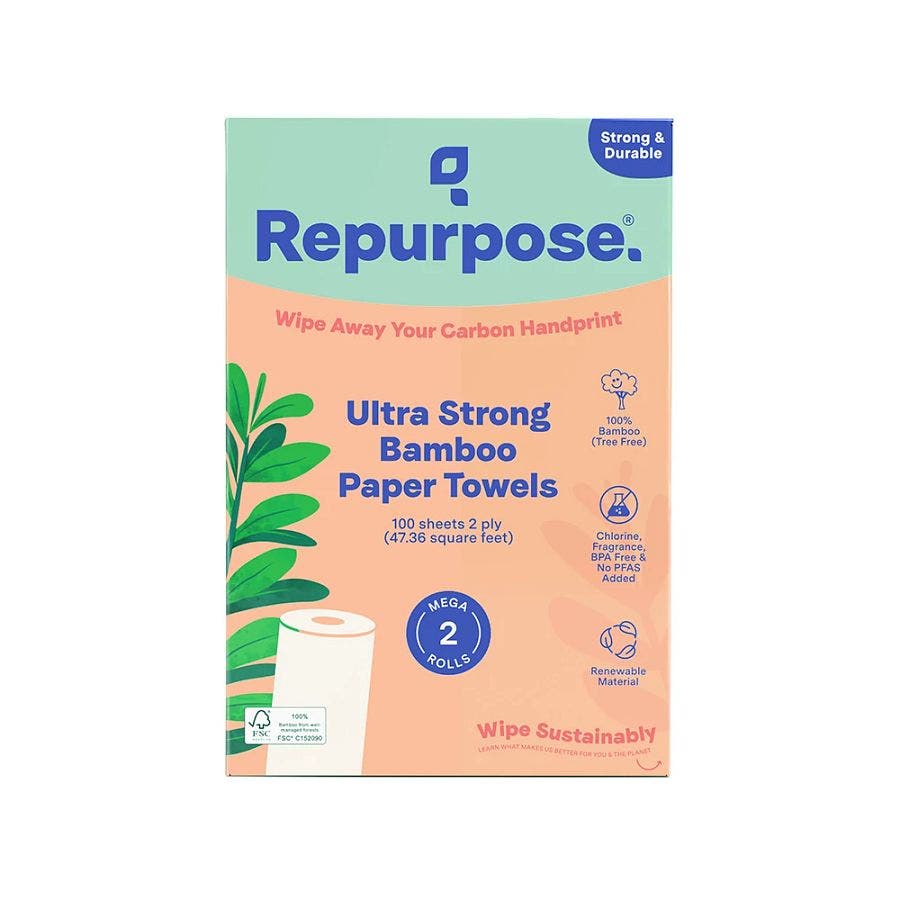 Repurpose Premium Bamboo Paper Towels 2ply 2-pack