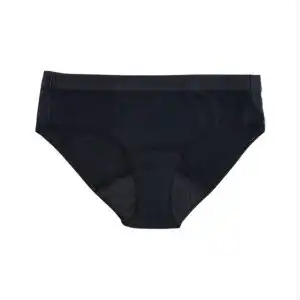 Saalt Volcanic Black Extra Large Cotton Brief Heavy Absorbency Period Underwear