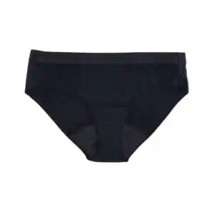 Saalt Volcanic Black Extra Small Cotton Brief Heavy Absorbency Period Underwear