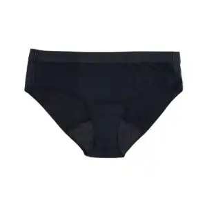 Saalt Volcanic Black Small Cotton Brief Heavy Absorbency Period Underwear