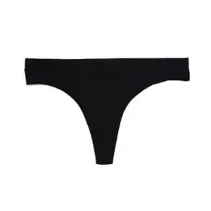 Saalt Volcanic Black Extra Large Leakproof Comfort Light Absorbency Thong