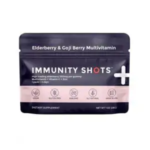 Seattle Gummy Company Immunity Shots Elderberry & Goji Berry Multivitamin Gummies 4 count