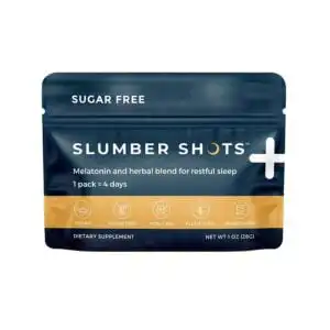 Seattle Gummy Company Slumber Shots Sugar Free Mango with Melatonin Gummies 4 count